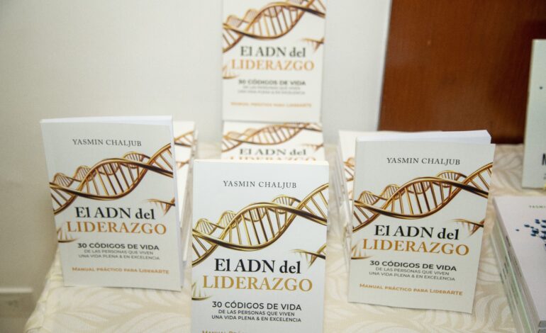 Yasmin Chaljub presenta su nuevo libro “ADN del Liderazgo”