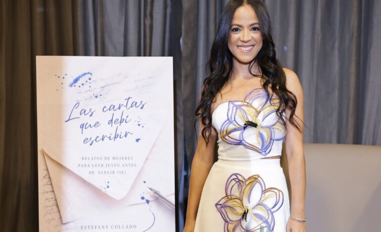 Estefany Collado presenta su libro «Las cartas que debí escribir»