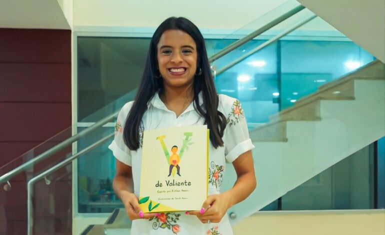 Esther Amaro Castillo presenta el libro infantil “V de valiente”