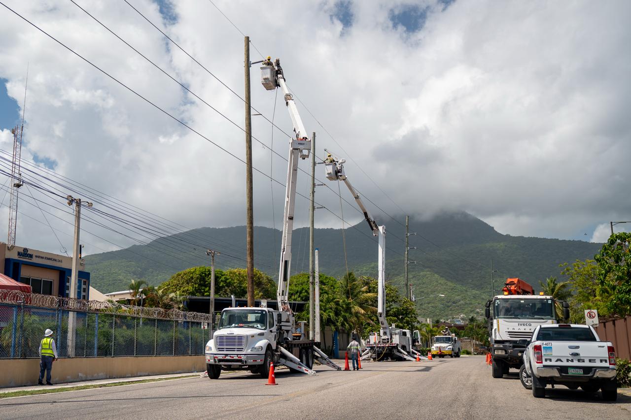 ETED alcanza 95% de avance en estructuras del proyecto de reconducción de línea en Puerto Plata