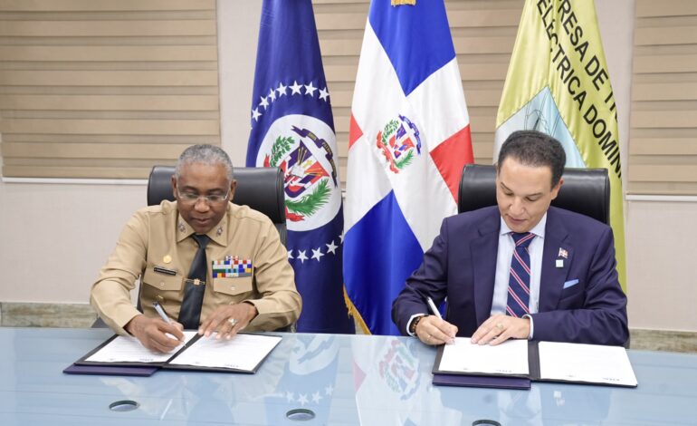 ETED y la Armada de República Dominicana articulan esfuerzos para el resguardo del Sistema de Transmisión Eléctrica Nacional y fortalecimiento de capacidades